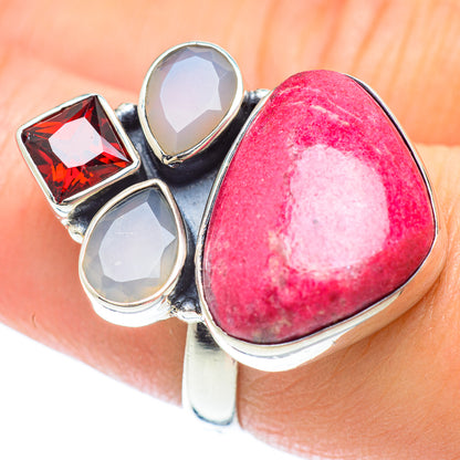 Thulite Rings handcrafted by Ana Silver Co - RING56497