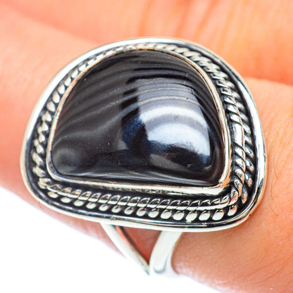 Psilomelane Rings handcrafted by Ana Silver Co - RING56522