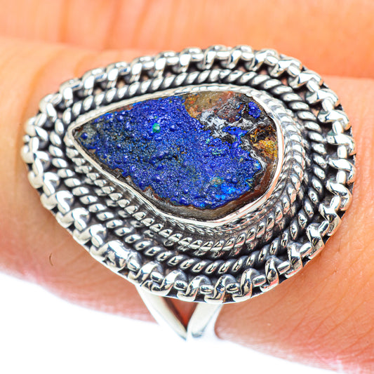 Azurite Rings handcrafted by Ana Silver Co - RING56524