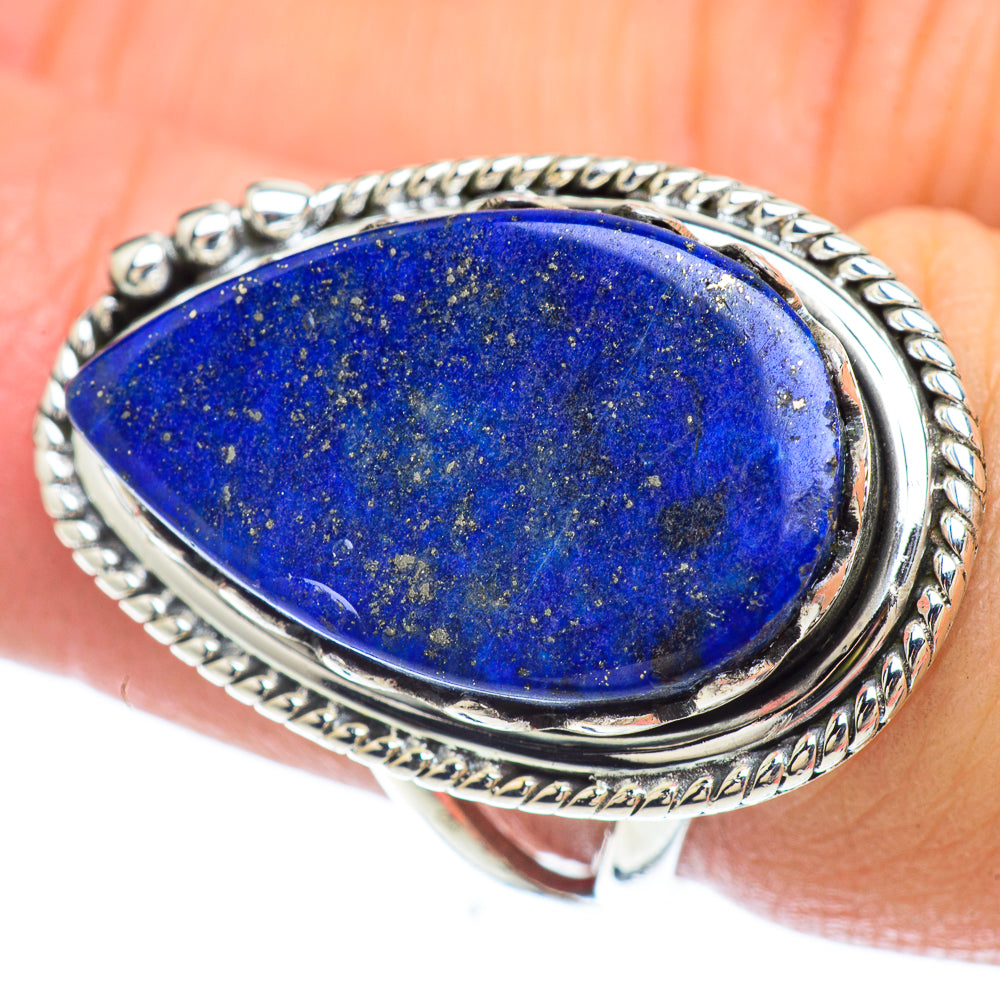Lapis Lazuli Rings handcrafted by Ana Silver Co - RING56529