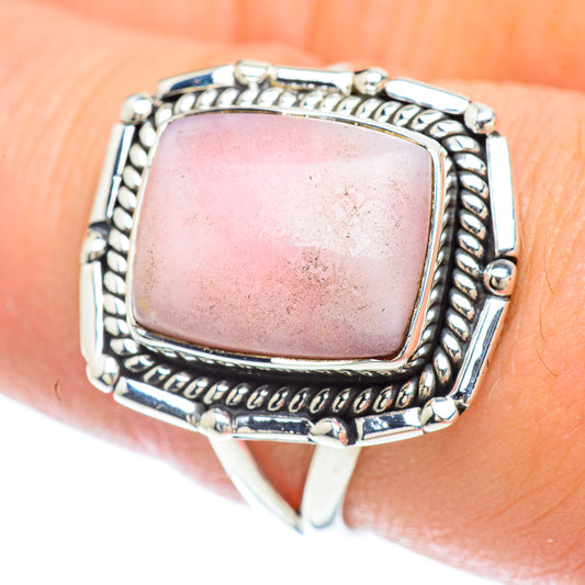Pink Opal Rings handcrafted by Ana Silver Co - RING56530