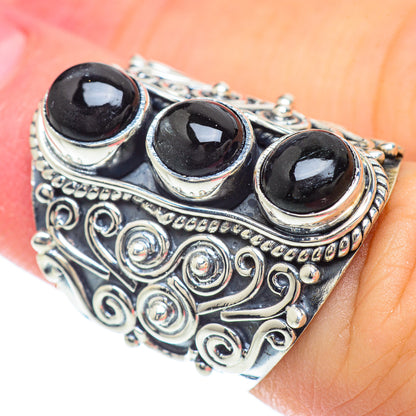 Black Onyx Rings handcrafted by Ana Silver Co - RING56538