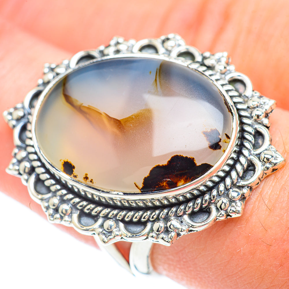 Montana Agate Rings handcrafted by Ana Silver Co - RING56542