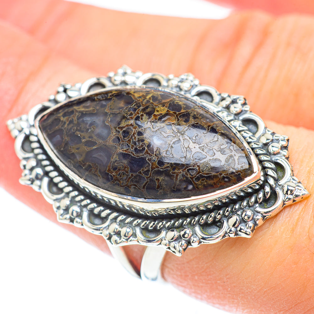 Dinosaur Bone Rings handcrafted by Ana Silver Co - RING56571