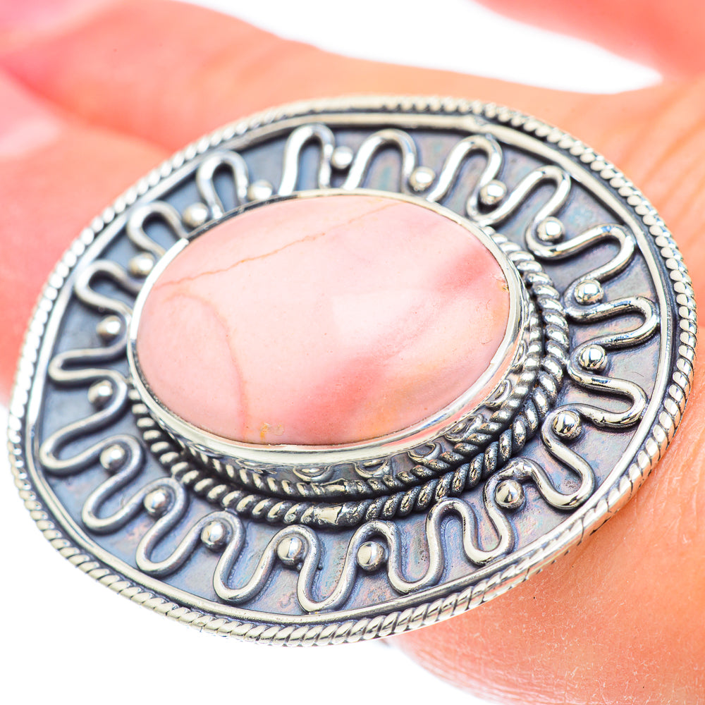 Pink Opal Rings handcrafted by Ana Silver Co - RING56578