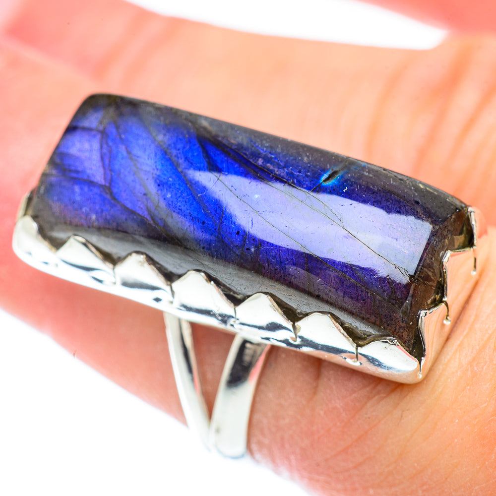 Labradorite Rings handcrafted by Ana Silver Co - RING56592
