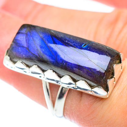 Labradorite Rings handcrafted by Ana Silver Co - RING56592