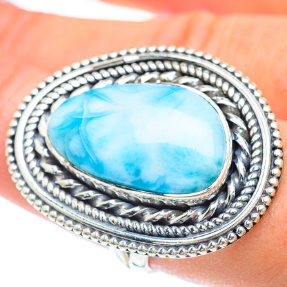 Larimar Rings handcrafted by Ana Silver Co - RING56594