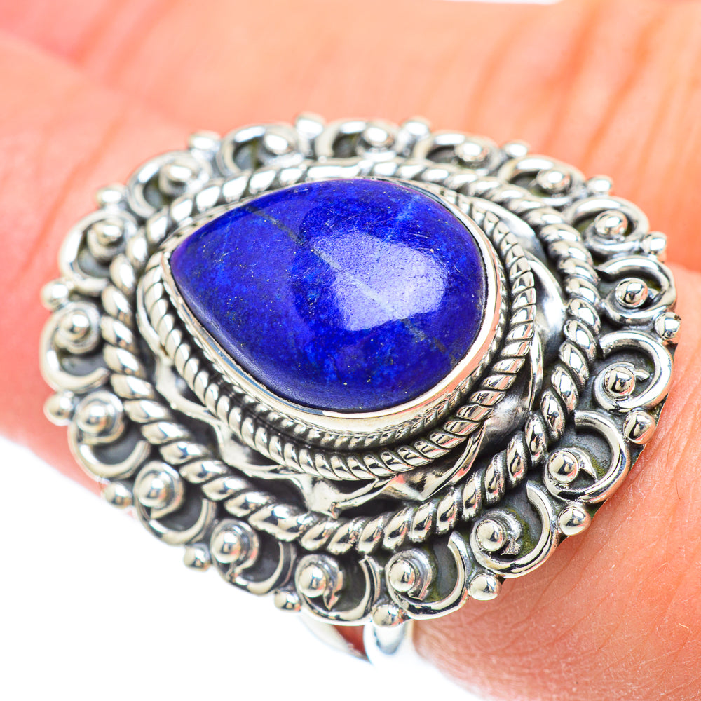 Lapis Lazuli Rings handcrafted by Ana Silver Co - RING56596