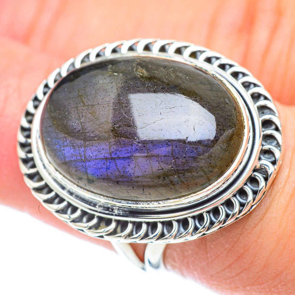 Labradorite Rings handcrafted by Ana Silver Co - RING56597