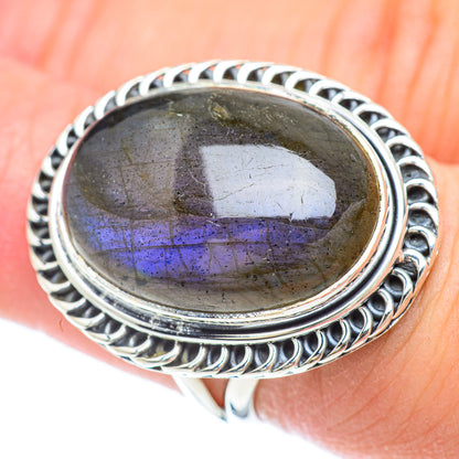 Labradorite Rings handcrafted by Ana Silver Co - RING56597