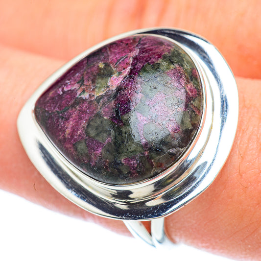 Russian Eudialyte Rings handcrafted by Ana Silver Co - RING56631