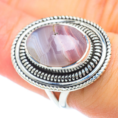 Botswana Agate Rings handcrafted by Ana Silver Co - RING56643