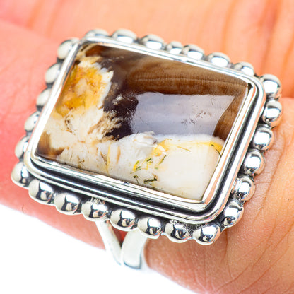 Peanut Wood Jasper Rings handcrafted by Ana Silver Co - RING56646