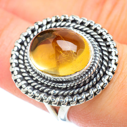 Citrine Rings handcrafted by Ana Silver Co - RING56649
