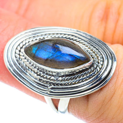 Labradorite Rings handcrafted by Ana Silver Co - RING56668