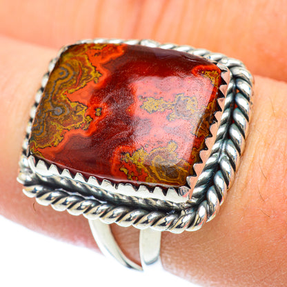 Moroccan Agate Rings handcrafted by Ana Silver Co - RING56682