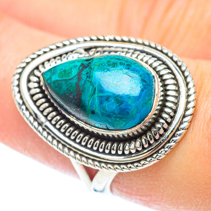 Chrysocolla Rings handcrafted by Ana Silver Co - RING56700