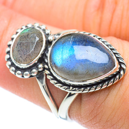 Labradorite Rings handcrafted by Ana Silver Co - RING56704