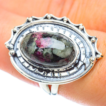 Russian Eudialyte Rings handcrafted by Ana Silver Co - RING56726