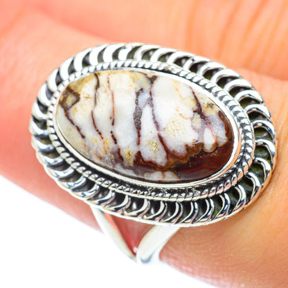 Peanut Wood Jasper Rings handcrafted by Ana Silver Co - RING56749