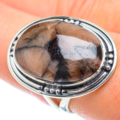 Chiastolite Rings handcrafted by Ana Silver Co - RING56750