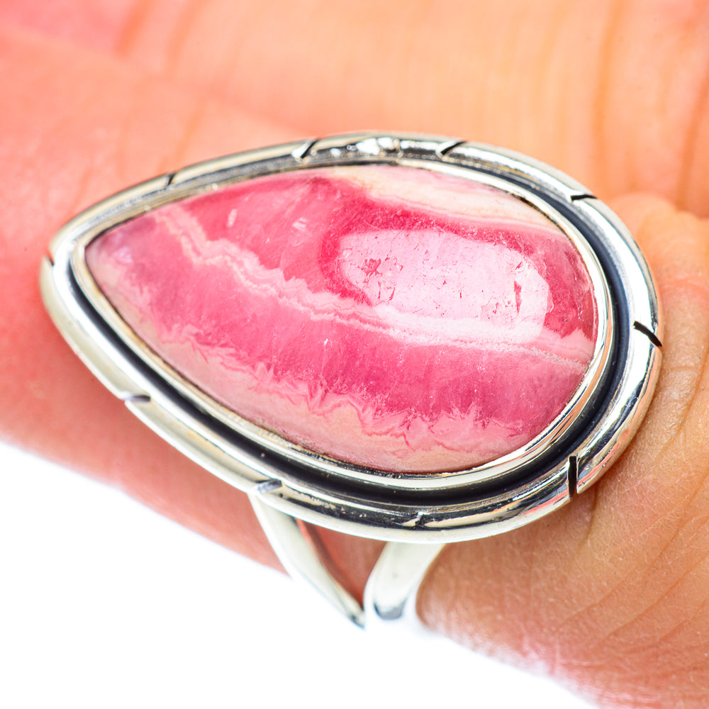 Rhodochrosite Rings handcrafted by Ana Silver Co - RING56754
