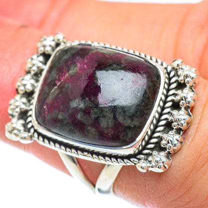 Russian Eudialyte Rings handcrafted by Ana Silver Co - RING56758
