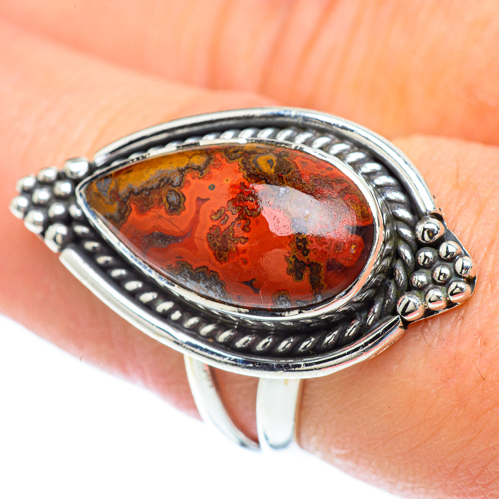 Moroccan Agate Rings handcrafted by Ana Silver Co - RING56776