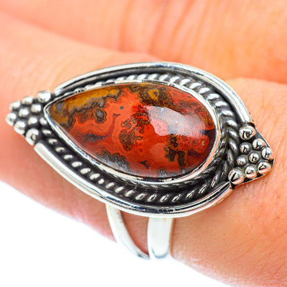 Moroccan Agate Rings handcrafted by Ana Silver Co - RING56776