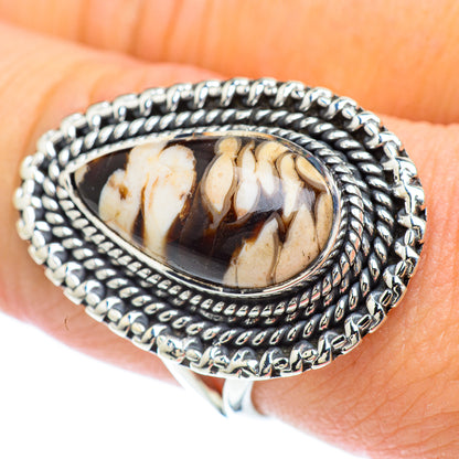 Peanut Wood Jasper Rings handcrafted by Ana Silver Co - RING56777