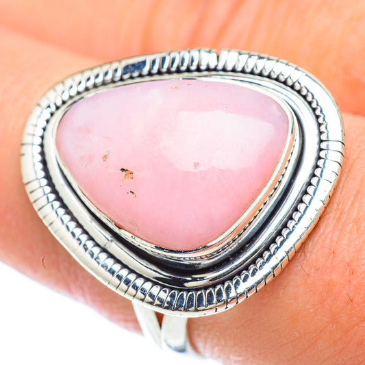 Pink Opal Rings handcrafted by Ana Silver Co - RING56782