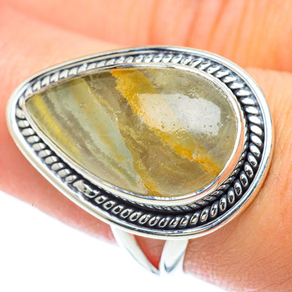 Green Fluorite Rings handcrafted by Ana Silver Co - RING56795