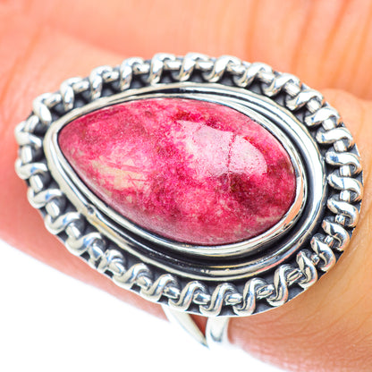 Thulite Rings handcrafted by Ana Silver Co - RING56810
