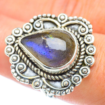Labradorite Rings handcrafted by Ana Silver Co - RING56818