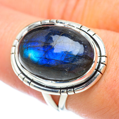 Labradorite Rings handcrafted by Ana Silver Co - RING56821