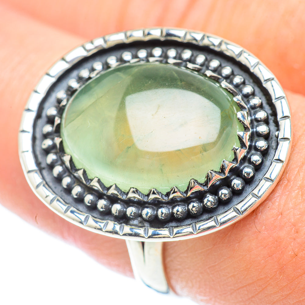 Prehnite Rings handcrafted by Ana Silver Co - RING56824
