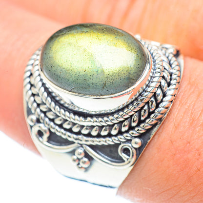 Labradorite Rings handcrafted by Ana Silver Co - RING56829