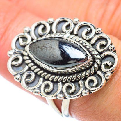 Hematite Rings handcrafted by Ana Silver Co - RING56849