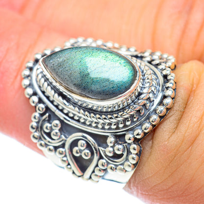 Labradorite Rings handcrafted by Ana Silver Co - RING56860
