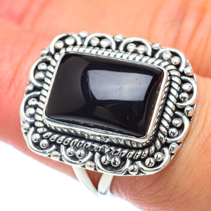 Black Onyx Rings handcrafted by Ana Silver Co - RING56870