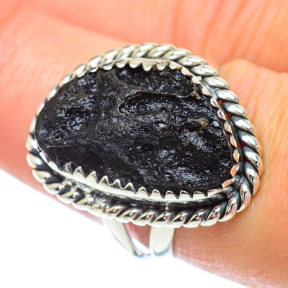 Tektite Rings handcrafted by Ana Silver Co - RING56871