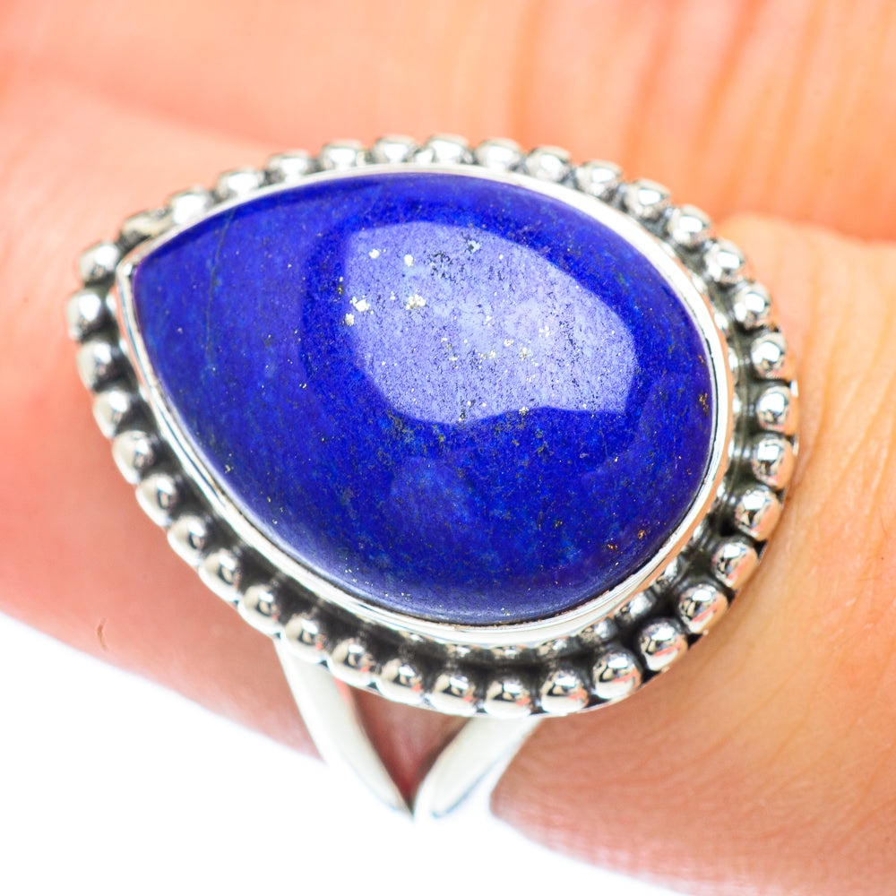 Lapis Lazuli Rings handcrafted by Ana Silver Co - RING56876