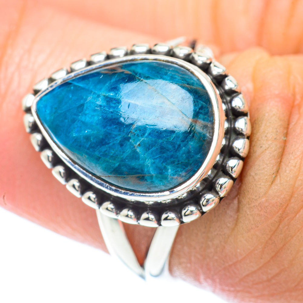 Chrysocolla In Quartz Rings handcrafted by Ana Silver Co - RING56877