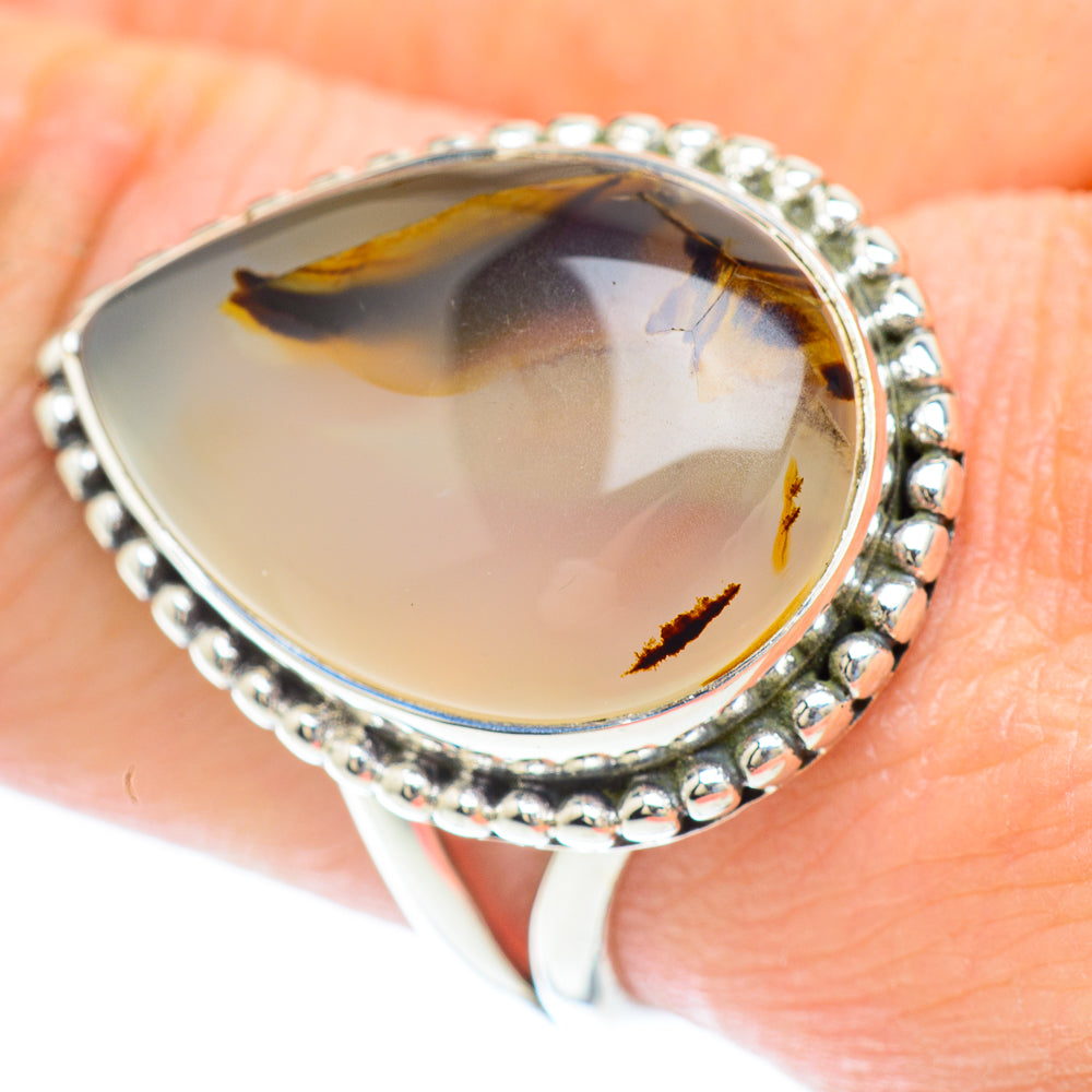Montana Agate Rings handcrafted by Ana Silver Co - RING56891