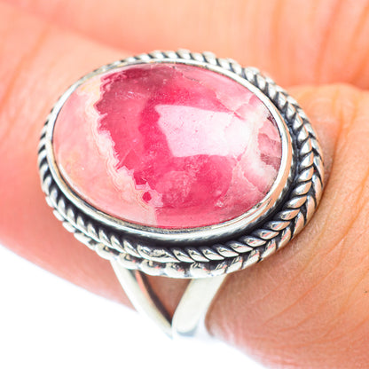 Rhodochrosite Rings handcrafted by Ana Silver Co - RING56901
