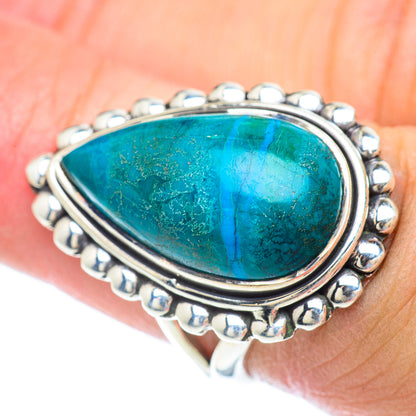 Chrysocolla Rings handcrafted by Ana Silver Co - RING56907