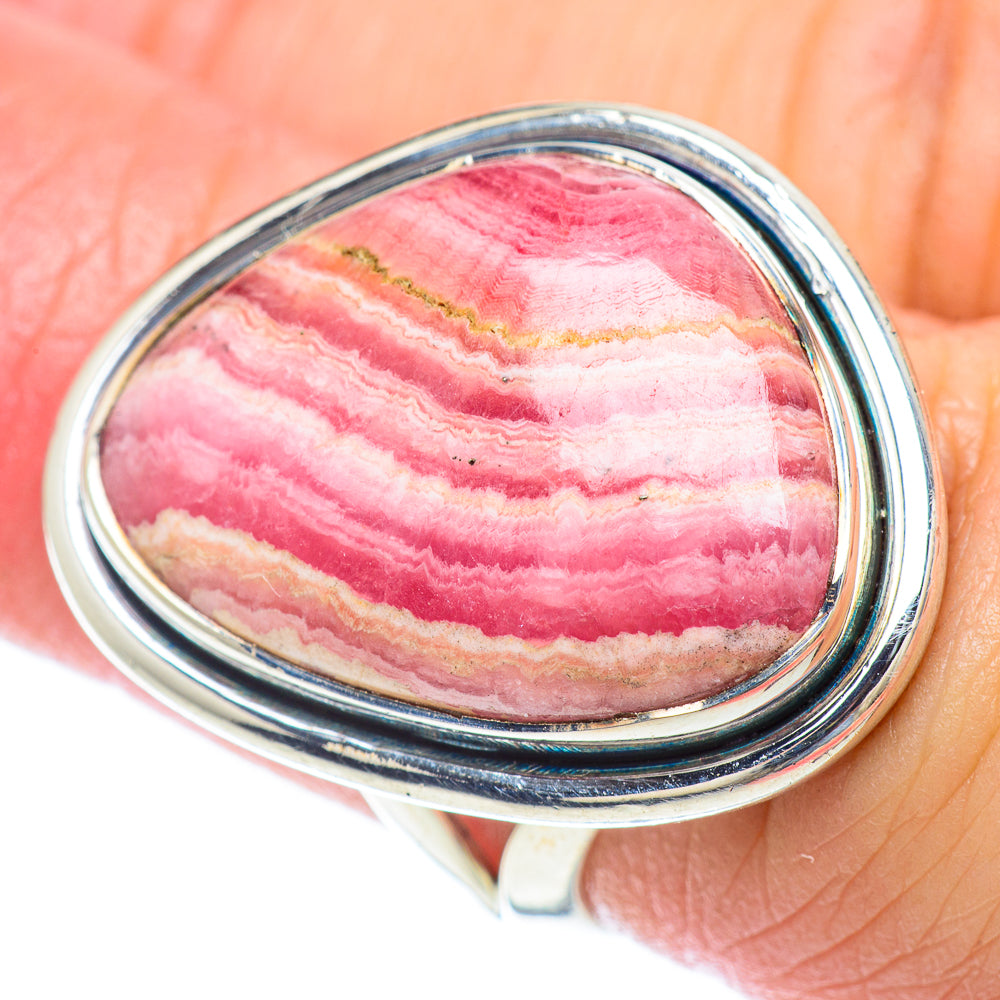 Rhodochrosite Rings handcrafted by Ana Silver Co - RING56926