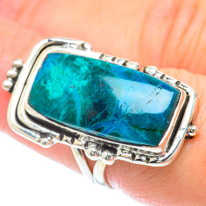 Chrysocolla Rings handcrafted by Ana Silver Co - RING56968