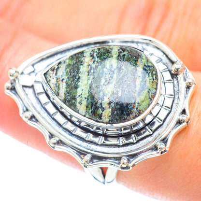 Lizard Jasper Rings handcrafted by Ana Silver Co - RING56979